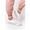 Dámske klasické nízke tenisky big star dd274336 bile / DD274336 WHITE (Veľkosť 36)
