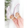 Dámske klasické nízke tenisky big star dd274336 bile / DD274336 WHITE (Veľkosť 36)