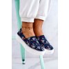 Dámské tenisky nazouvací Memory Foam Big Star JJ276016 Námořnická modré (Veľkosť 38)