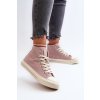Dámske vysoké tenisky big star nn274277 ružové / (Veľkosť 36)