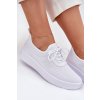 Dámské bílé z textiluní boty na platformě Kalyra (Veľkosť 36)
