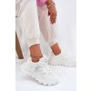 Dámské Sportovní Boty Sneakers Na Tlusté Podešvi Bílé Prononice (Veľkosť 36)