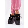 Ekokožené Sneakersy Na Platformě Černé Penolle (Veľkosť 36)