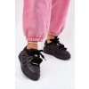 Ekokožené Sneakersy Na Platformě Černé Penolle (Veľkosť 37)