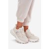 Sportovní boty sneakers dámské na silné podrážce béžové Prononice (Veľkosť 36)