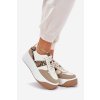 Dámské Tenisky Na Masivní Platformě Zvířecí Vzor Béžové Telanila (Veľkosť 38)