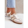 Klasické Dámské Tenisky Z Eko Kůže Béžové Maretina (Veľkosť 37)