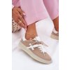 Nízké Dámské Sportovní Boty Béžové Zelevelis (Veľkosť 36)
