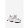 Tenisky Sportovní Boty Dámské S Dvojitým Šněrováním Bílé Efobell (Veľkosť 38)