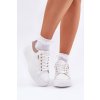 Dámské Sneakersy Na Platformě Eko Kůže Bílé Lelandine (Veľkosť 39)