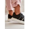 Dámske čierne tenisky plošina z eko kože kód obuvi TE- CCC -01-R11 BLACK : Naše topky dnes na temu tenisky (Veľkosť 38)