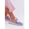 Nízké Dámské Sportovní Boty Fialové Zelevelis (Veľkosť 36)