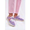Nízké Dámské Sportovní Boty Fialové Zelevelis (Veľkosť 36)