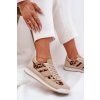 Sportovní obuv dámské sneakers leopardí béžovo-hnědé Galabis (Veľkosť 37)