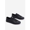 Dámske klasické kožené tenisky čierne misima / 22SP02-1500 BLACK (Veľkosť 36)