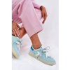 Nízké Dámské Sportovní Boty S Leopardím Vzorem Mint Zelevelis (Veľkosť 36)