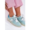 Nízké Dámské Sportovní Boty S Leopardím Vzorem Mint Zelevelis (Veľkosť 36)