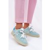 Nízké Dámské Sportovní Boty S Leopardím Vzorem Mint Zelevelis (Veľkosť 36)