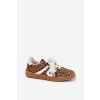 Nízké Dámské Sneakersy S Krajkou Leopardí Hnědé Zielle (Veľkosť 36)