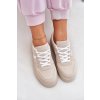 Nízké Dámské Tenisky Na Platformě Béžové Telmira (Veľkosť 36)