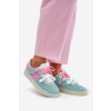 Nízké Dámské Sportovní Boty V Leopardím Mintově-Růžové Zelevelis (Veľkosť 37)
