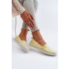 Dámské tenisky slip-on žluté Adrancia (Veľkosť 37)