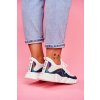 Biele dámske športové tenisky Big Star s pamäťovou penou MEMORY FOAM SYSTEM, kód obuvi NJSK FF274A052 WHITE (Veľkosť 36)