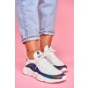 Biele dámske športové tenisky Big Star s pamäťovou penou MEMORY FOAM SYSTEM, kód obuvi NJSK FF274A052 WHITE (Veľkosť 36)