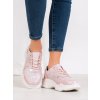 Ružové dámske celoročné tenisky, kód produktu DP1426/20P (Veľkosť 35)