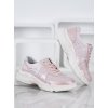 Ružové dámske celoročné tenisky, kód produktu DP1426/20P (Veľkosť 35)