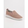 Ružové tenisky slip on kožené Filippo