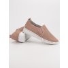 Ružové tenisky slip on kožené Filippo