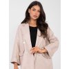 Dámske sako farba Béžová kód IT-MA-FL10061.51 (Farba Béžová, Veľkosť ONE SIZE)