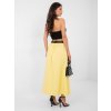 Dámska Rozširené sukňa svetlo-žltá kód 24-TemU-H/M-IT-SD-19720.17P (Farba Svetlo-žltá, Veľkosť ONE SIZE)