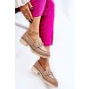 Klasické Dámske mokasíny mokasíny béžové kolton / C1112-39 L.KHAKI (Veľkosť 37)