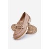 Klasické Dámske mokasíny mokasíny béžové kolton / C1112-39 L.KHAKI (Veľkosť 37)