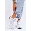 Dámske ľahké športové členkové topánky memory foam system big star ll274297 biele / LL274297 BIAŁY (Veľkosť 38)