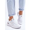 Dámske ľahké športové členkové topánky memory foam system big star ll274297 biele / LL274297 BIAŁY (Veľkosť 38)