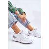 Dámske ľahké športové členkové topánky memory foam system big star ll274297 biele / LL274297 BIAŁY (Veľkosť 38)