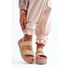 Dámske Sandále big star ll274858 béžové / LL274858 BEŻ (Veľkosť 37)