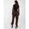 Dámske Nohavice farba Tmavo-hnedá kód IT-SP-9987.16 (Farba Tmavo-hnedá, Veľkosť ONE SIZE)