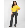 Dámsky sveter farba Žltá kód IT-SW-0811.88P (Farba Žltá, Veľkosť ONE SIZE)