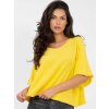 Dámsky sveter farba Žltá kód IT-SW-0811.88P (Farba Žltá, Veľkosť ONE SIZE)