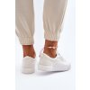 Biele dámske tenisky na platforme z textilu Lee Cooper, kód produktu LCW-24-31-2170L WHITE (Veľkosť 36)