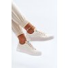 Biele dámske tenisky na platforme z textilu Lee Cooper, kód produktu LCW-24-31-2170L WHITE (Veľkosť 36)