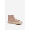 Ružové dámske tenisky na plošine z eko kože, BIG STAR OO274933 (Veľkosť 36)
