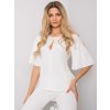 Dámska blúzka na bežné nosenie NJSK CHA-BZ-1422.47 (Veľkosť L/XL, Farba Biela)