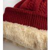 pol pl Bordowa ocieplana czapka damska Mukarram 13633 2