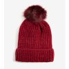 pol pl Bordowa czapka damska z pomponem Maysan 13642 1