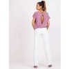 Dámska tmavo-ružová blúzka na bežný deň RV-BZ-7664.46 (Veľkosť L/XL, Farba Biela)
